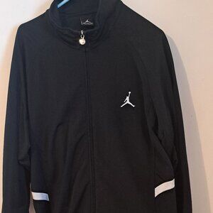 Jordan  track suit  black white  x large